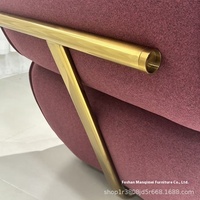 Fauteuil inclinable minimaliste empilable en forme de chenille OEM, canapé de loisirs créatif pour salon, petit appartement, villa, club