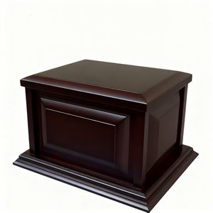 Yüksek kaliteli meşe katı ahşap cenaze külü vazosu yetişkin mation kremasyon kavanoz çevre dostu ahşap kutu insan külleri için uygun - Product Image 2