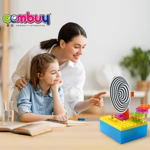 電磁風車実験ビルディングブロック子供組み立ておもちゃ - Product Image 6