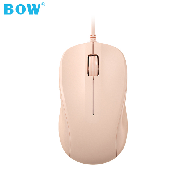 BOW M136U Wired Multi-color Mouse Suitable for Desktop and Laptop