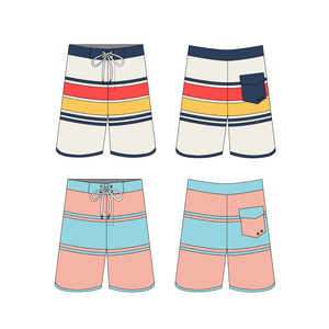 Shorts de bain pour hommes à séchage rapide, ultra-légers, avec une poche, pour le surf et la plage - Product Image 5