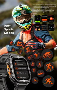 Relojes Deportivos de Moda para Hombre, Pantalla AMOLED de 1.96 Pulgadas, Brújula, Altímetro, Resistencia al Agua 5ATM, Reloj Inteligente con <span class=keywords><strong>GPS</strong></span> para Natación y Fitness, Modelo X5 - Product Image 6