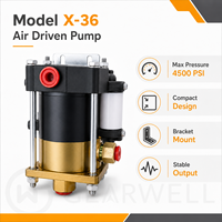 Pompe à liquide pneumatique Haskel X-36, 4500 PSI, haute pression, pour tests industriels