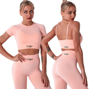 Private Label Feminine Sportswear Hersteller Stretchy Fitness Wear Nahtloses Yoga Gym Workout Set für Frauen - Product Image 1