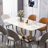 Base de table de salle à manger de luxe en acier inoxydable argenté, design moderne et personnalisé, pour hôtel, extérieur, 6 places, pour salon et atelier