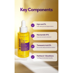 [NINELESS] B-Boost Suero con Ácido Kójico al 1% 30ml para Corregir Manchas Oscuras, Ácido Tranexámico, Aclarante y Antihiperpigmentación - Product Image 4