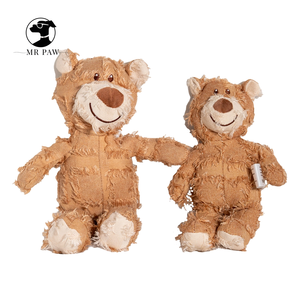 Jouet pour animaux de compagnie en coton et latex écologiques, ours réaliste et adorable, disponible en DEM/DOM, pour chats et chiens, <span class=keywords><strong>par</strong></span> PETBUCK - Product Image 6