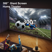 4K Video 3D akıllı Android TV cep telefon projektörü Mini cep ev projektörler kablosuz Led LCD Proyector taşınabilir WiFi Beamer