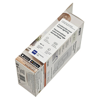 Caja de Cartón Colgante de Papel Blanco Holográfico para Embalaje de Productos Electrónicos, Impresa Personalizada con la Marca, Ecológica y Hecha con Materiales Reciclados
