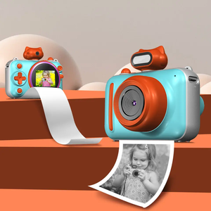 Caméra à impression instantanée pour enfants Selfie Kids Camera pour filles 1080P Video Digital Kids Camera avec dessin animé Pattern Design - Product Image 5
