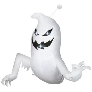 Décoration d'<span class=keywords><strong>Halloween</strong></span> en plein air effrayant horreur fantôme accessoires <span class=keywords><strong>Halloween</strong></span> fête décoration lumière LED fantôme gonflable Costume - Product Image 5