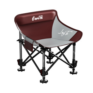 Silla de Pesca Plegable Anker Red Moon, Asiento de Pesca de Acero al Carbono para Exteriores, Área de Asiento Amplia 29.5% Más Grande, Diseño Cómodo - Product Image 2