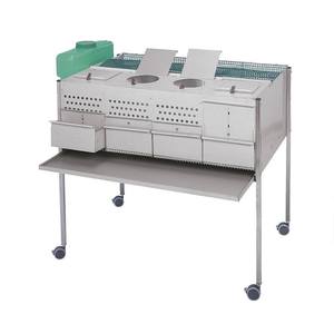 Jaula para perdices de 4 compartimentos con Ruedas - Product Image 1