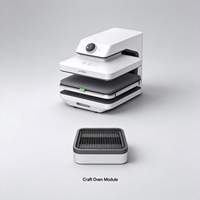 Four de séchage DTF Xtool WonderPress, presse à chaud automatique pour T-shirts et four de cuisson artisanal avec purificateur d'air pour vêtements