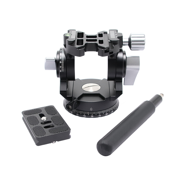 Professional 2way Ball Head Aluminum Alloy Photo Fill Light Phone Camera Tripod Ball Head DV03