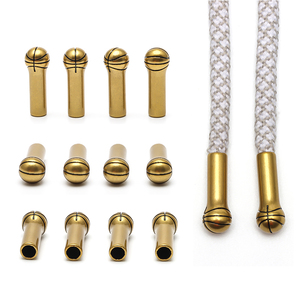 Aglet en métal de logo personnalisé en gros d'usine pour le <span class=keywords><strong>lacet</strong></span> et les bouts de corde de sweat à capuche - Product Image 6