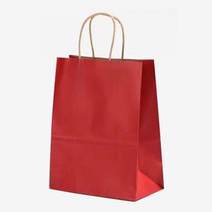 Bolsas de Papel Kraft Biodegradables y Duraderas con Logotipo Imprimible para Promoción de Marca, Distribución de Regalos, Venta al por Menor y Uso Diario - Product Image 2