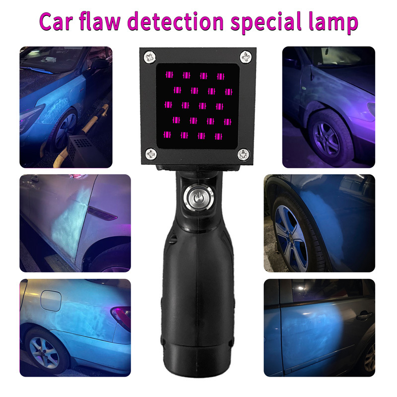 Suitable for Atomic Ash Putty Automotive Defect Detection UV Lamp Portable Rechargeable 80W 365nm Handheld UV-LED Curing Lamp