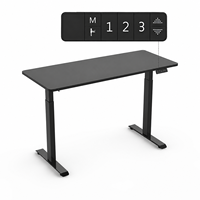 BIFMA Bureau assis-debout électrique à levage rapide, double moteur, mobilier de bureau à domicile, bureau d'ordinateur, table élévatrice intelligente