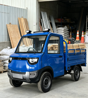 Nouveau modèle de camionnette électrique à quatre roues, robuste, pour le transport de marchandises, cabine simple, taille compacte, moteur 2000 kW, autonomie 240 km