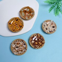 100 pièces de modèles miniatures à l'échelle 1/6 pour maison de poupée : pain, fruits, café, journaux en résine, paniers, matériaux faits maison, accessoires pour poupées, jouets