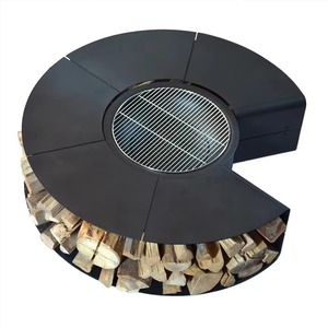 Cheminée moderne extérieure à feu véritable Cheminée à bois Design Garden Camping Fire Pits Bonfire Tabletop Fire Pits Charcoal Grill - Product Image 3