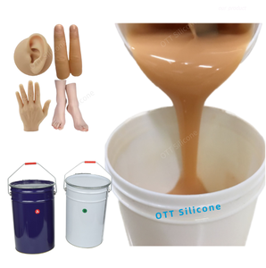 Caoutchouc de Silicone liquide de coulée <span class=keywords><strong>Platinum</strong></span> Cure Life pour partie de corps prothétique de main en Silicone Silicona rtv2 - Product Image 5