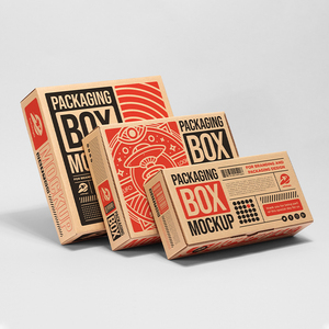 Cajas de Embalaje para Llevar Personalizadas con Logotipo, Ecológicas, Hechas de Papel Kraft, Cajas para Pizza y Hamburguesas - Product Image 5