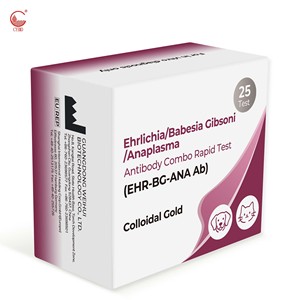 Test rapide combiné 3 en 1 pour la détection des anticorps Ehrlichia, Babesia Gibsoni et Anaplasma chez le chien, pour les maladies transmises par les tiques, sur sérum ou sang total, résultats en 10 minutes - Product Image 4