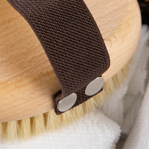 Gloway nuovo arrivo 100% naturale eco-friendly ovale formica-Cellulite corpo <span class=keywords><strong>doccia</strong></span> spazzola da massaggio da bagno per uso asciutto o bagnato - Product Image 6