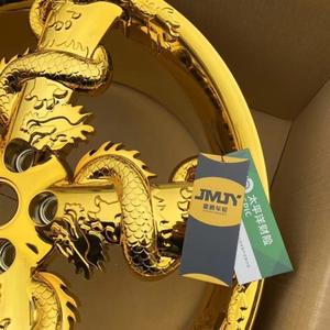 鍛造アルミ合金ホイールリム改造/アップグレード クローム仕上げ マルチスポーク ユニバーサル 5x100 合金乗用車ホイール - Product Image 3