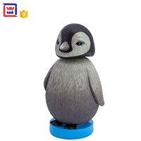 Statue de pingouin, mignonne, en résine, de haute qualité, personnalisée, vente en gros