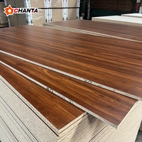 Panneaux de particules en bois E0 sur mesure, stratifiés PVC, 16mm 18mm, blancs, mélaminés, panneaux de particules stratifiés