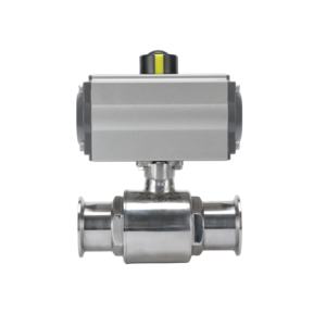 Abrazadera sanitaria SS304 <span class=keywords><strong>de</strong></span> clase T, válvula <span class=keywords><strong>de</strong></span> bola <span class=keywords><strong>de</strong></span> <span class=keywords><strong>3</strong></span> vías y 1 pulgada, Manual <span class=keywords><strong>de</strong></span> Instalación rápida, válvula <span class=keywords><strong>de</strong></span> bola eléctrica neumática personalizable OEM - Product Image 3