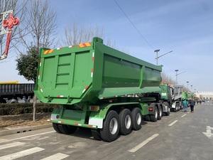 Vehicle China Factory 3 Axles 45cbm 80 Ton Heavy Duty Rear Tipper Dump Semi <b>Trailers</b> Hydraulic <b>Trailer</b> High-Capacity Design 45cb - Product Image 4