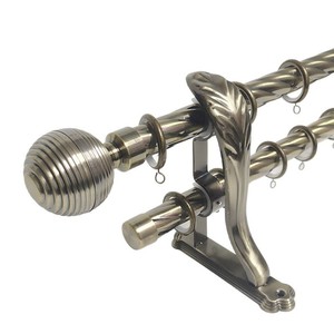 MYSURE Luxury Super Shiny Crystal <span class=keywords><strong>4m</strong></span> Poteaux à rideaux extensibles en acier brossé 28mm 16mm 25mm <span class=keywords><strong>Tringle</strong></span> à rideaux 28mm 16mm 25mm - Product Image 5