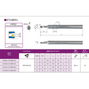 ด้าซาน ที่จับเครื่องมือเจาะภายใน 93 องศา แบบ Stubb L สำหรับงานกลึง CNC - Product Image 2