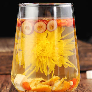 شاي العافية اليومية مع التوت الغوجي والأقحوان والتمر الأحمر خالٍ من الكافيين مزيج أعشاب - Product Image 4