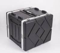 17/19 pulgadas 4/6/8/10 unidad de Rack ABS duro caso con bloqueo de ruedas; 2-12 Unidad Pro amplificador de Audio perchero ABS caso