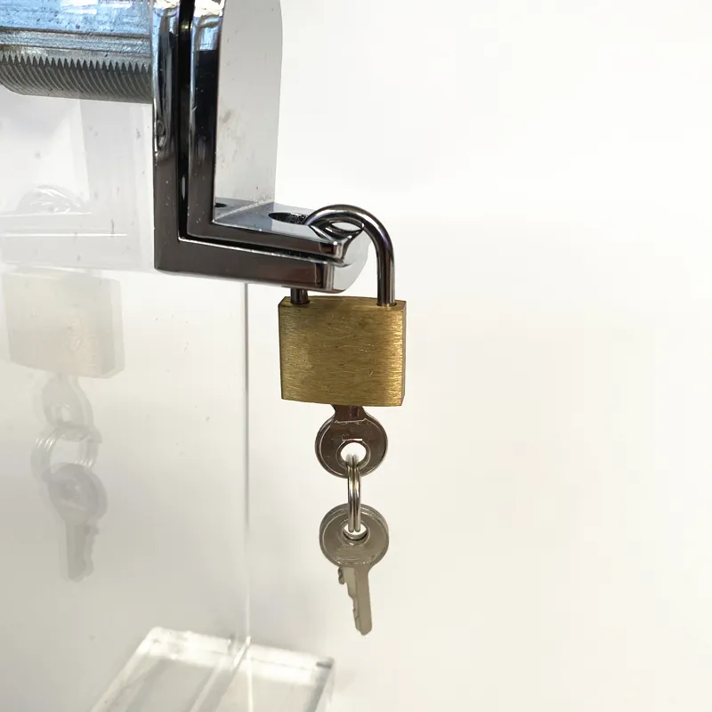 Schlüssel ähnlich und Schlüssel verschiedene Messing Vorhänge schloss 20mm Breite Mini-Größe Vorhänge schlösser mit 3 Schlüsseln