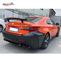 Kit carrosserie RCF amélioré pour Lexus RC, comprenant des ailerons avant et arrière, un capot moteur et des ailes.