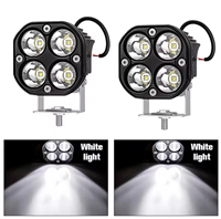 Feux de travail LED en plastique super lumineux 14W IP65 étanches, projecteurs pour véhicules tout-terrain, ATV, SUV, 4x4, phares, clignotants 12-36V
