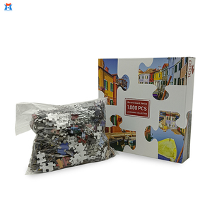 Prix d'usine, conception personnalisée, puzzle en papier <span class=keywords><strong>bleu</strong></span> de haute qualité, divertissement familial pour enfants - Product Image 4
