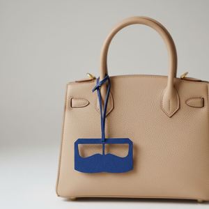 Hr <b>Cute</b> Artistic Glasses Shaped Pu Leather Key Ring Hot Sale <b>Purse</b> Bag Charm for Bags Gifts - Product Image 6