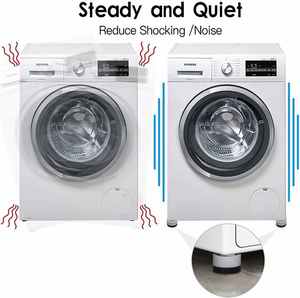 Patins anti-vibrations pour lave-linge, repose-pieds ronds, patins en caoutchouc antidérapants pour lave-linge - Product Image 3