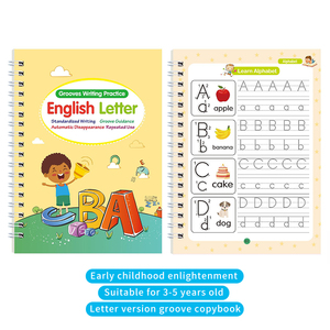 Tablero de tapa dura de libros <span class=keywords><strong>en</strong></span> espiral <span class=keywords><strong>para</strong></span> práctica de servicios personalizados ecológicos <span class=keywords><strong>para</strong></span> niños, impresión de libros de aprendizaje, Impresión de tarjetas de visita - Product Image 4