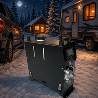 Chauffage de stationnement diesel tout-en-un 12V 24V avec écran LCD, portable, à commande programmable pour le camping et la pêche