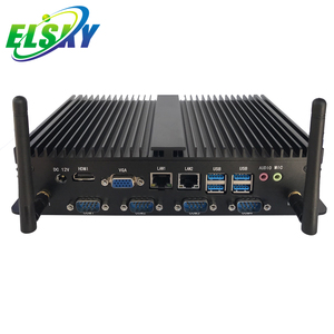 Placa Base Industrial Sin Ventilador con DDR4 16GB RAM I5-7300U I7-7500U 2TB HDD 512GB SSD Win 10 Pro 6*COM Pantalla 4K Doble Lan - Product Image 1