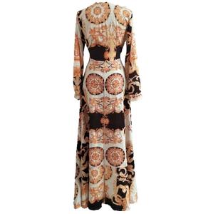 Abito da sera elegante stile bohémien stile <span class=keywords><strong>retrò</strong></span> con scollo a V a manica lunga a vita alta abito lungo 2025 <span class=keywords><strong>abbigliamento</strong></span> <span class=keywords><strong>donna</strong></span> primavera - Product Image 6