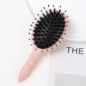 Brosse démêlante Taolu personnalisée avec logo, en poils de sanglier naturels, <span class=keywords><strong>pour</strong></span> extensions de cheveux, utilisation à <span class=keywords><strong>sec</strong></span> et humide, idéale <span class=keywords><strong>pour</strong></span> les cheveux bouclés - Product Image 2